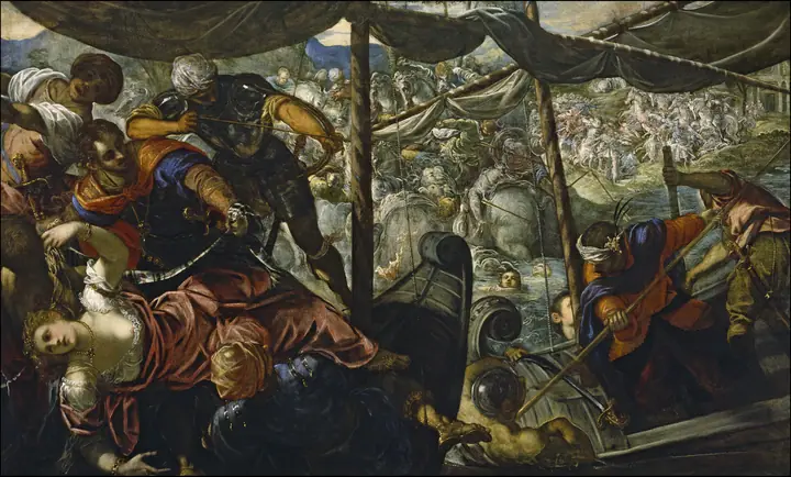 El rapto de Helena, Tintoretto