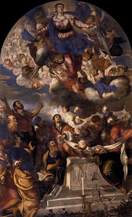 La asunción de la Virgen (Obra maestra), Tintoretto