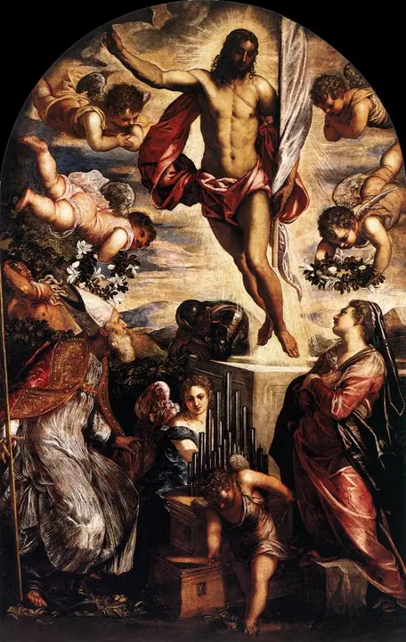 Resurrección de Cristo, Tintoretto