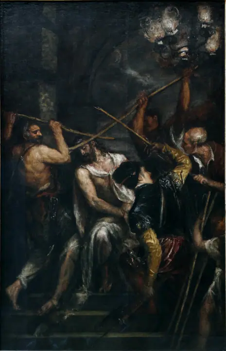 Cristo coronado de espinas, Tiziano Vecellio