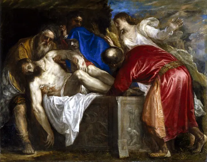 El entierro de Cristo, Tiziano Vecellio