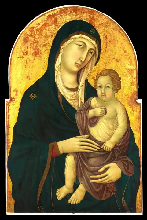 Virgen con el Niño, Ugolino da Siena