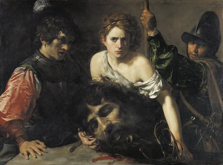David con la cabeza de Goliat, Valentin de Boulogne