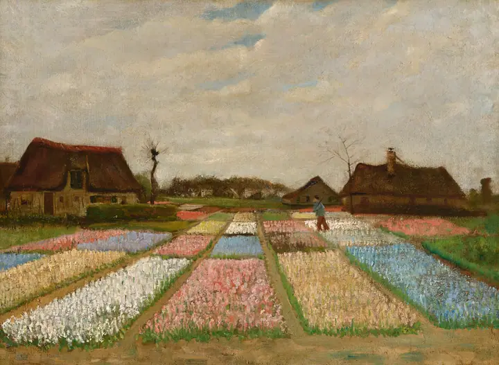 Arriates florales en Holanda, Vincent van Gogh