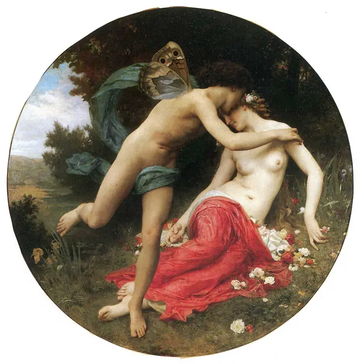 Céfiro y Flora, William-Adolphe Bouguereau