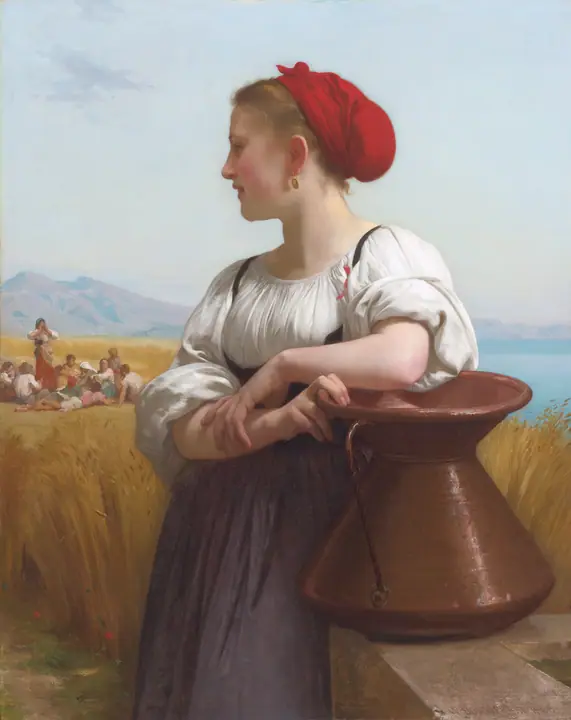 Cosechadora, William-Adolphe Bouguereau