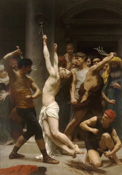 La flagelación de Nuestro Señor Jesucristo, William-Adolphe Bouguereau