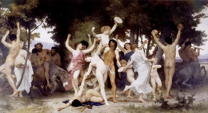 La juventud de Baco, William-Adolphe Bouguereau