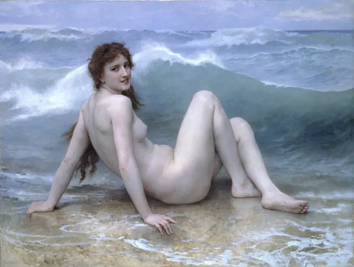 La ola, William-Adolphe Bouguereau