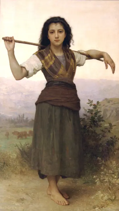 La Pastora, William-Adolphe Bouguereau