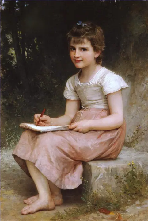 Una vocación, William-Adolphe Bouguereau
