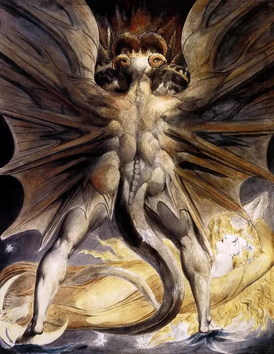 El gran dragón rojo, William Blake