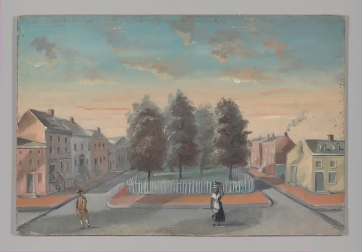 Peras asadas en Duane Park, William P. Chappel