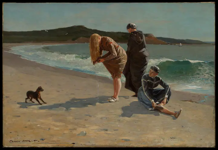 Eagle Head, Manchester, Massachusetts (Marea alta), Winslow Homer