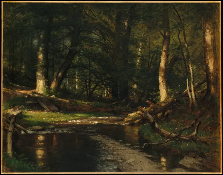 El arroyo en el bosque, Worthington Whittredge